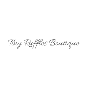 tinyrufflesboutique brand logo for tinyrufflesboutique.com