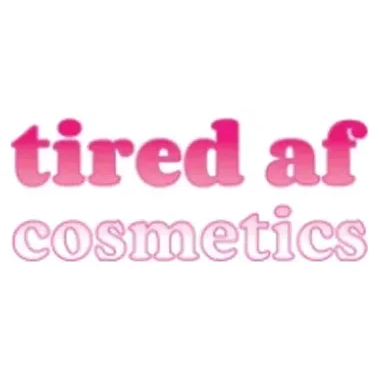 tiredafcosmetics brand logo for tiredafcosmetics.com