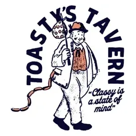 toastystavern brand logo for toastystavern.com