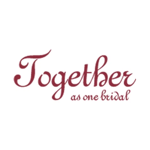 togetherasonebridal brand logo for togetherasonebridal.com