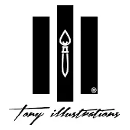 tonyillustrations brand logo for tonyillustrations.com