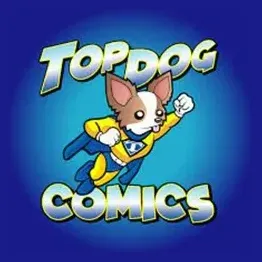 topdogcomics brand logo for topdogcomics.com