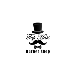tophatsbarbershop brand logo for tophatsbarbershop.com