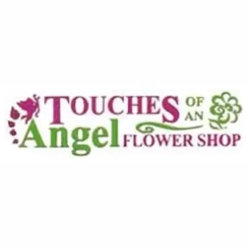 touchesofangelflower brand logo for touchesofangelflower.com