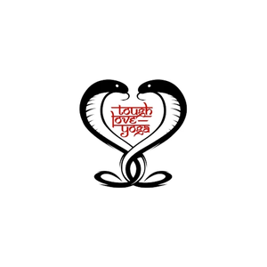toughloveyoga brand logo for toughloveyoga.com