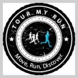 tourmyrun brand logo for tourmyrun.com
