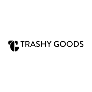trashygoods brand logo for trashygoods.com