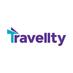 travellty brand logo for travellty.com
