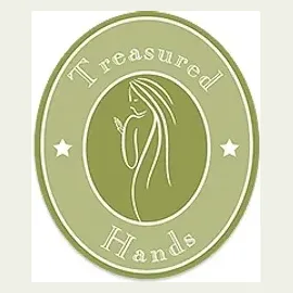 treasuredhandssalon brand logo for treasuredhandssalon.com