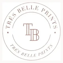 tresbelleprints brand logo for tresbelleprints.com