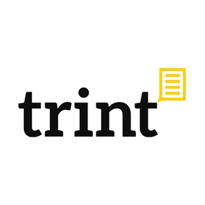 trint brand logo for trint.com