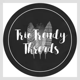 triotrendythreads brand logo for triotrendythreads.com