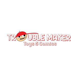 troublemakertoysandcomics brand logo for troublemakertoysandcomics.com