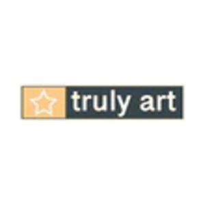 trulyart brand logo for trulyart.com