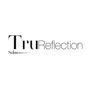 trureflectionsalon brand logo for trureflectionsalon.com