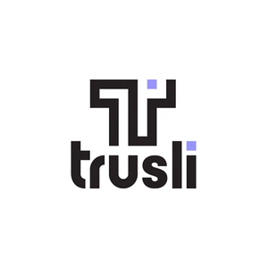 trusli brand logo for trusli.com