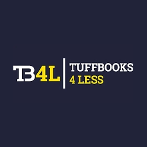 tuffbooks4less brand logo for tuffbooks4less.com