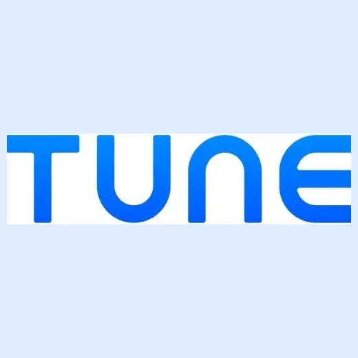 tune brand logo for tune.com
