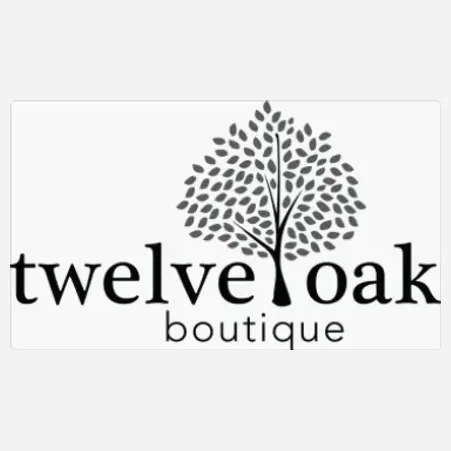 twelveoakboutique brand logo for twelveoakboutique.com