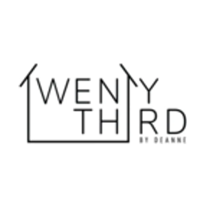 twentythirdbydeanne brand logo for twentythirdbydeanne.com