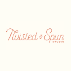 twistedandspunstudio brand logo for twistedandspunstudio.com