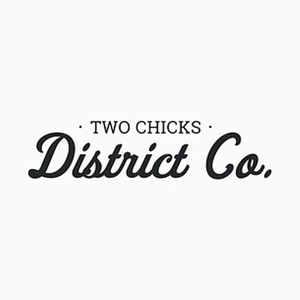 twochicksdistrictco brand logo for twochicksdistrictco.com