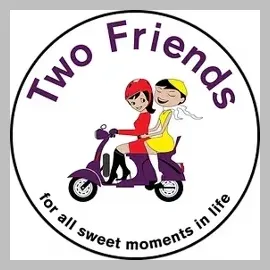 twofriendschocolates brand logo for twofriendschocolates.com