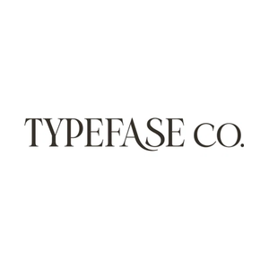 typefase brand logo for typefase.com