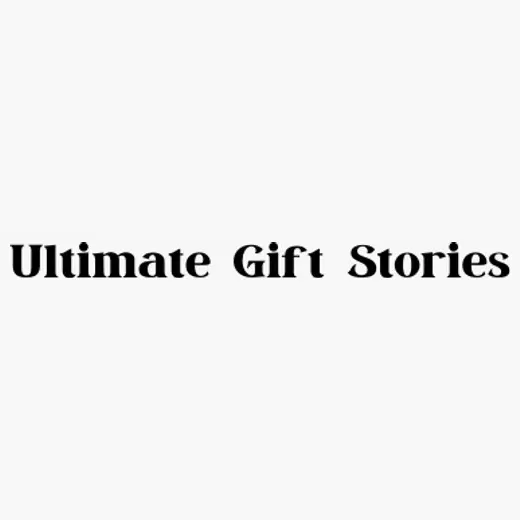 ultimategiftstories brand logo for ultimategiftstories.com