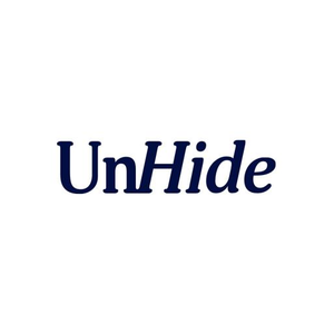 UnHide brand logo for unhide.us