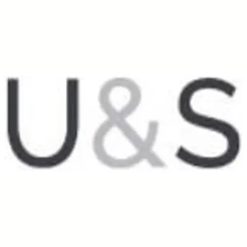 uniformsandscrubs brand logo for uniformsandscrubs.com