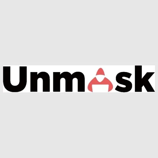 unmask brand logo for unmask.com