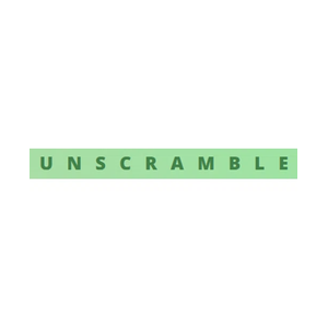 unscramble brand logo for unscramble.me