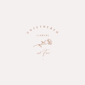 untetheredflowers brand logo for untetheredflowers.com