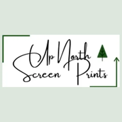 upnorthscreenprints brand logo for upnorthscreenprints.com