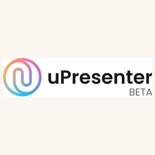 upresenter brand logo for upresenter.ai