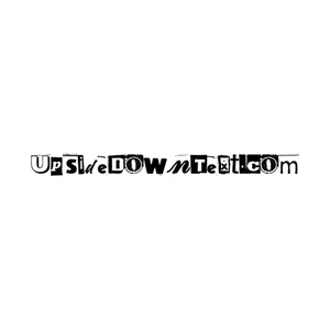 upsidedowntext brand logo for upsidedowntext.com