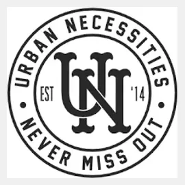 urbannecessities brand logo for urbannecessities.com