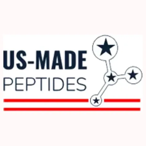 us-madepeptides brand logo for us-madepeptides.com