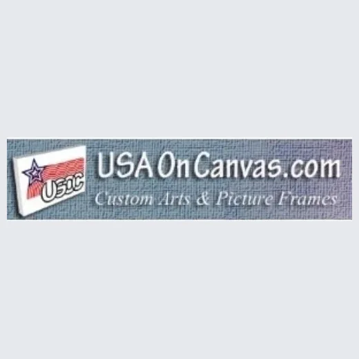 usaoncanvas brand logo for usaoncanvas.com