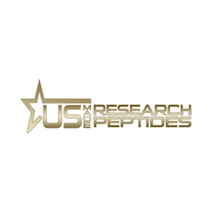 usmaderesearchpeptides brand logo for usmaderesearchpeptides.com