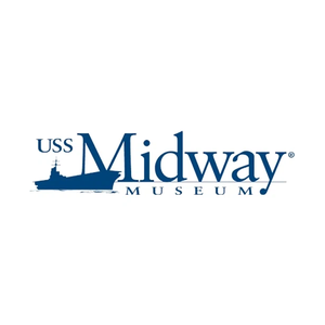 USS Midway Museum brand logo for midway.org