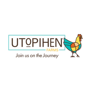 utopihenfarms brand logo for utopihenfarms.com