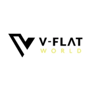 V-Flat World brand logo for vflatworld.com