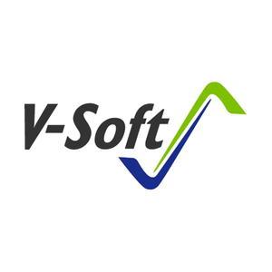 v-softinc brand logo for v-softinc.com