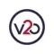 V2O Sports brand logo for v2osports.com