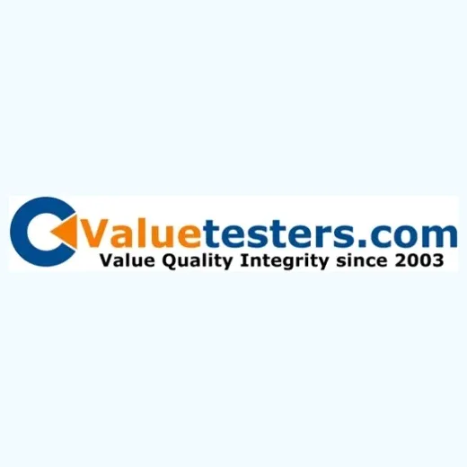 valuetesters brand logo for valuetesters.com
