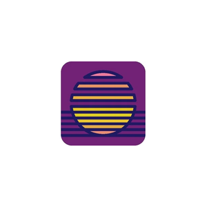 vaporwave brand logo for vaporwave.farm