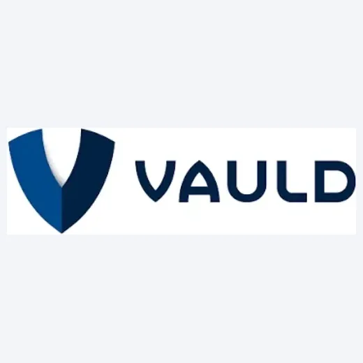 vauld brand logo for vauld.com