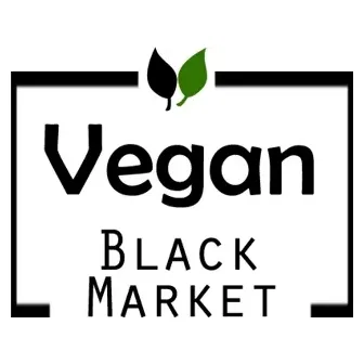 veganblackmarket brand logo for veganblackmarket.com